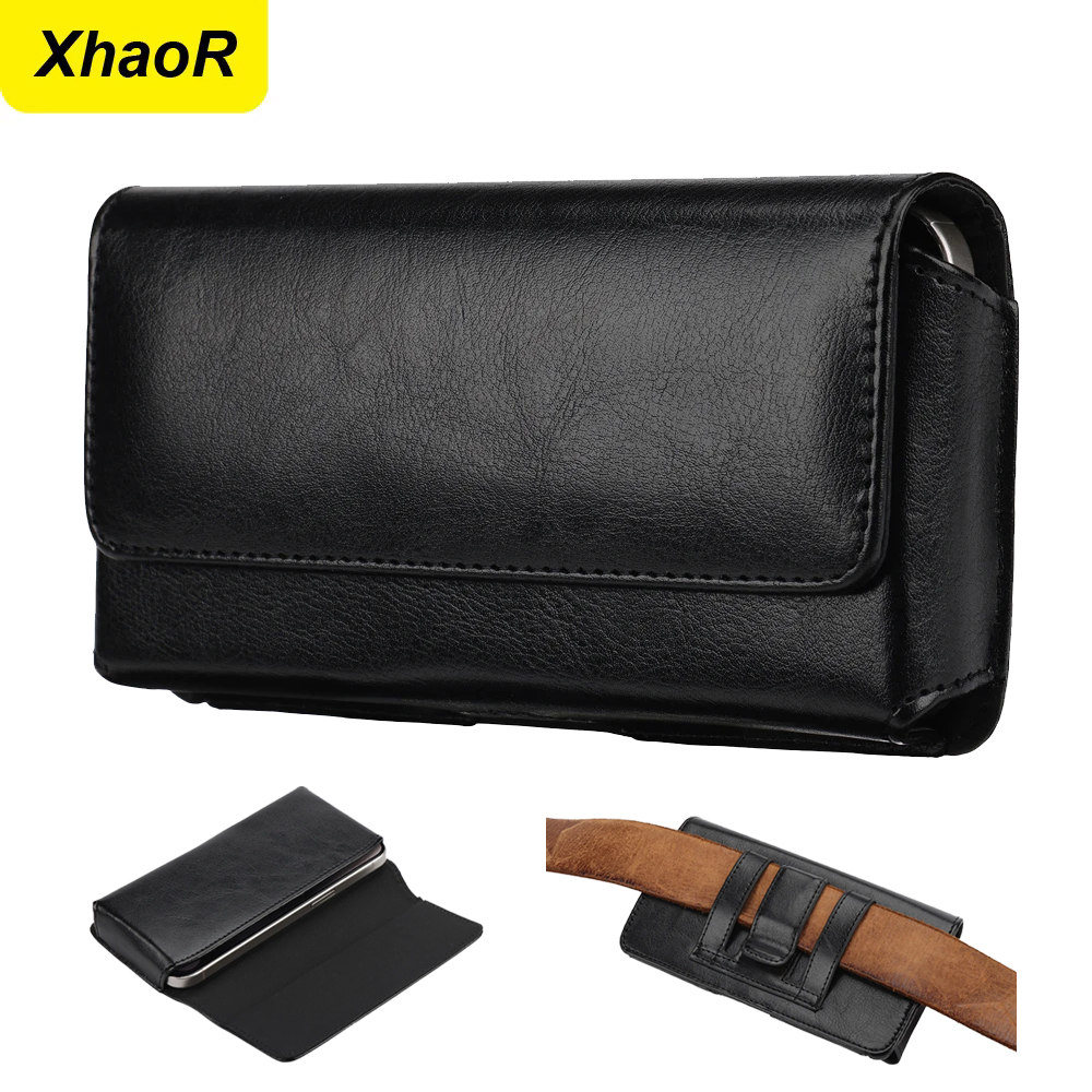 Phone Accessories Men - Funda Universal de Cuero con Clip