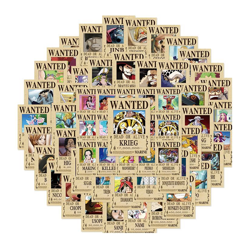 Phone Accessories Poster - 140 pegatinas de One Piece para