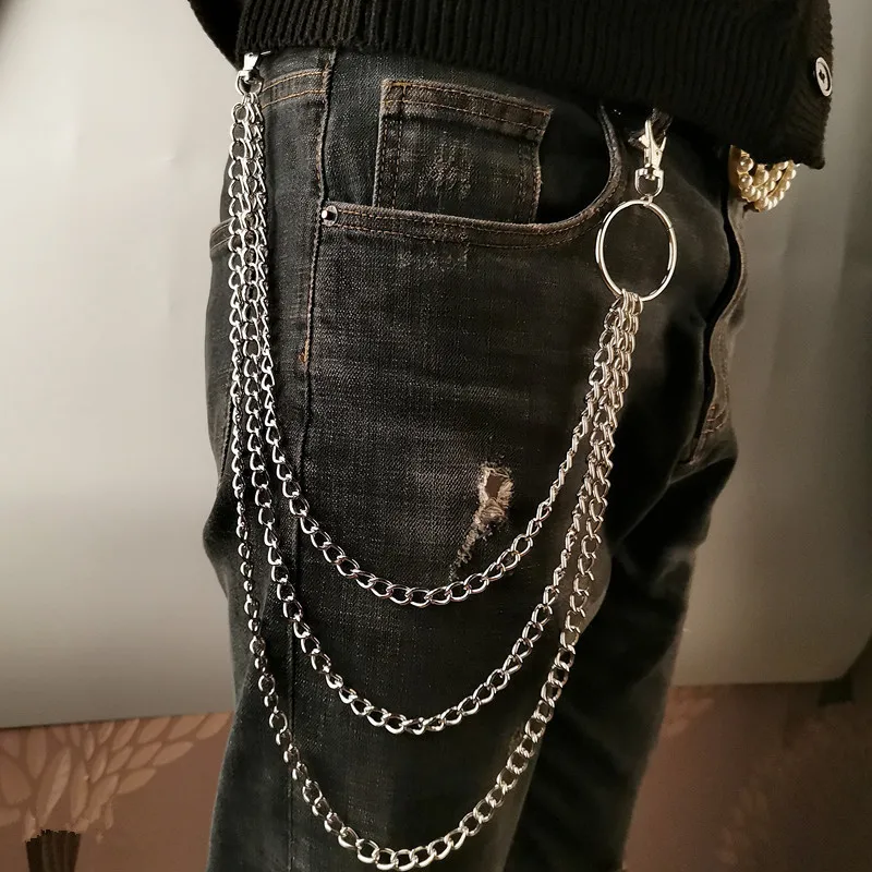 Phone Accessories Men - Cadena de cinturón metálica estilo punk