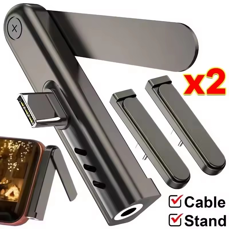 Desk Phone Stand - Soporte de Audio portátil USB C