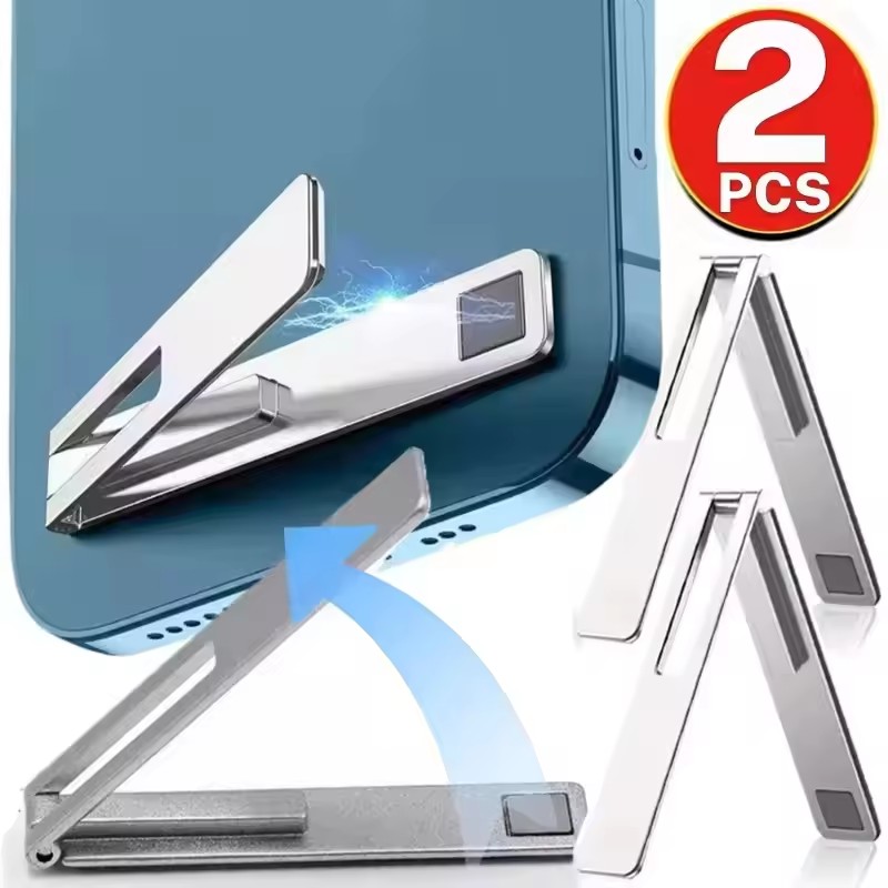 Desk Phone Stand - Soporte Magnético Invisible Ultrafino para Teléfono