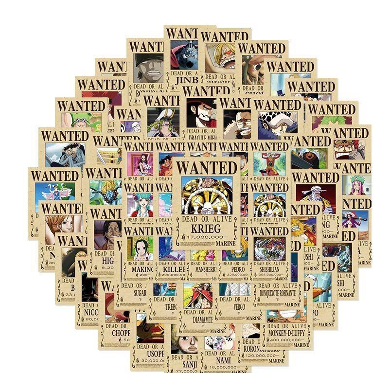 Phone Accessories Poster - Pegatinas de One Piece, 140 Unidades,