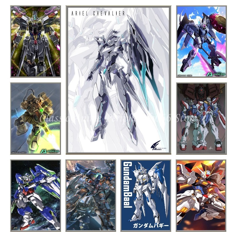 Phone Accessories Poster - BANDAI-Juego de teléfono de Anime Gundam,