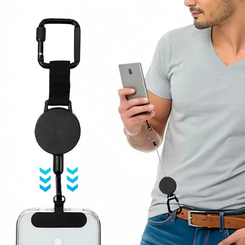 Lanyard Phone Strap - Correa Retráctil Antirrobo para Teléfono Móvil,