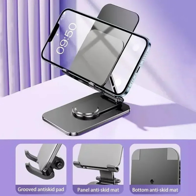 Universal Metal 360 °   Soport - Desk Phone Stand reseña y precio