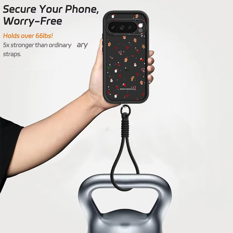 Funda de teléfono con patrón d - Lanyard Phone Strap reseña y precio