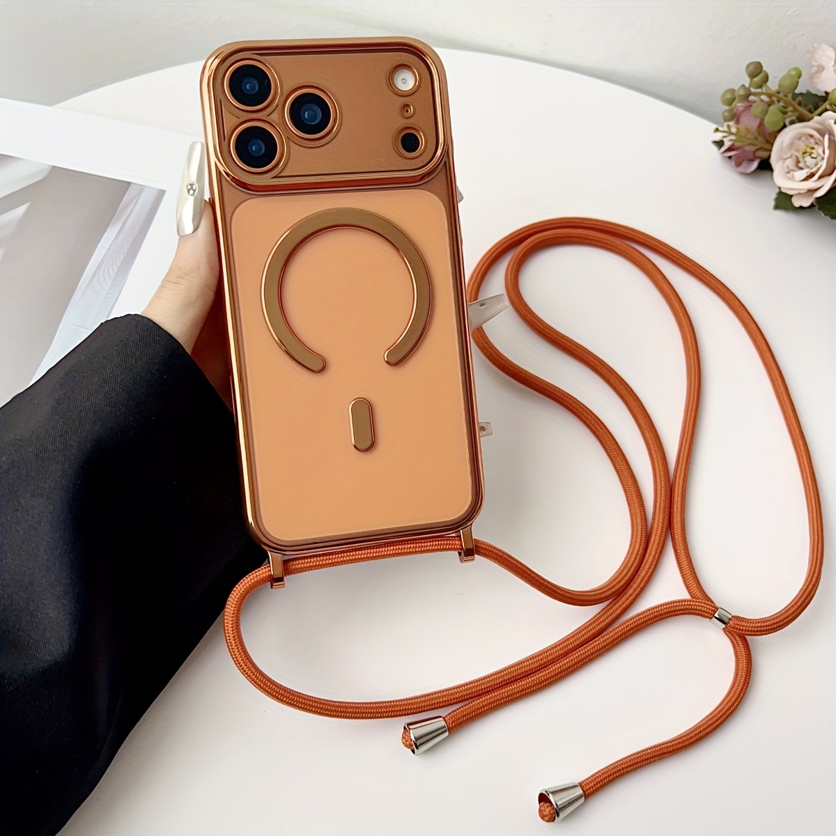 Funda de teléfono transparente - Lanyard Phone Strap reseña y precio