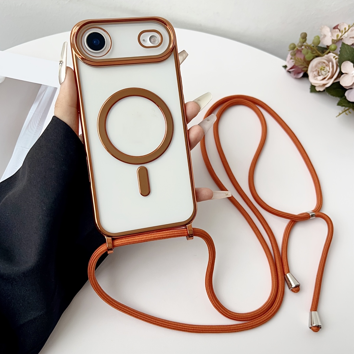 Funda de teléfono transparente - Lanyard Phone Strap reseña y precio