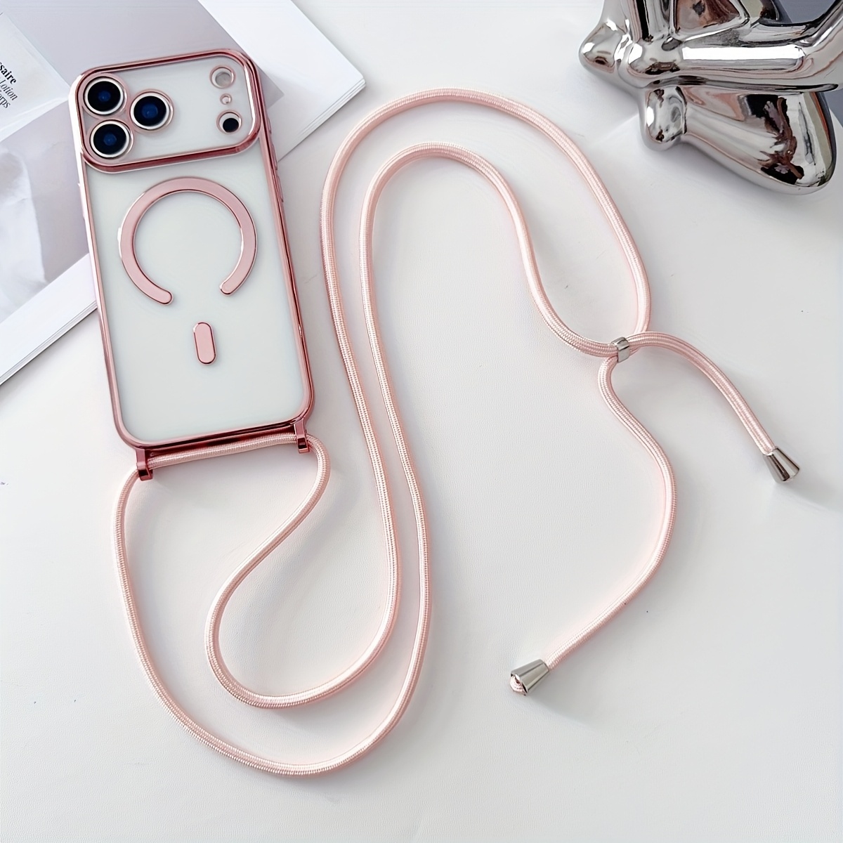 Funda de teléfono transparente - Lanyard Phone Strap reseña y precio