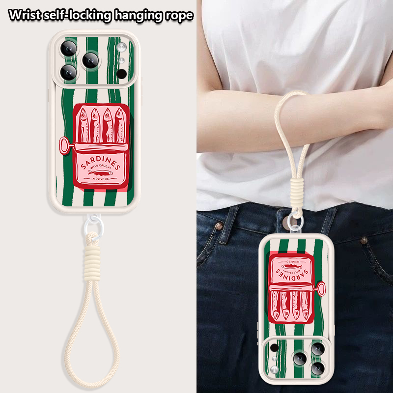 Funda con diseño de sardinas y - Lanyard Phone Strap reseña y precio