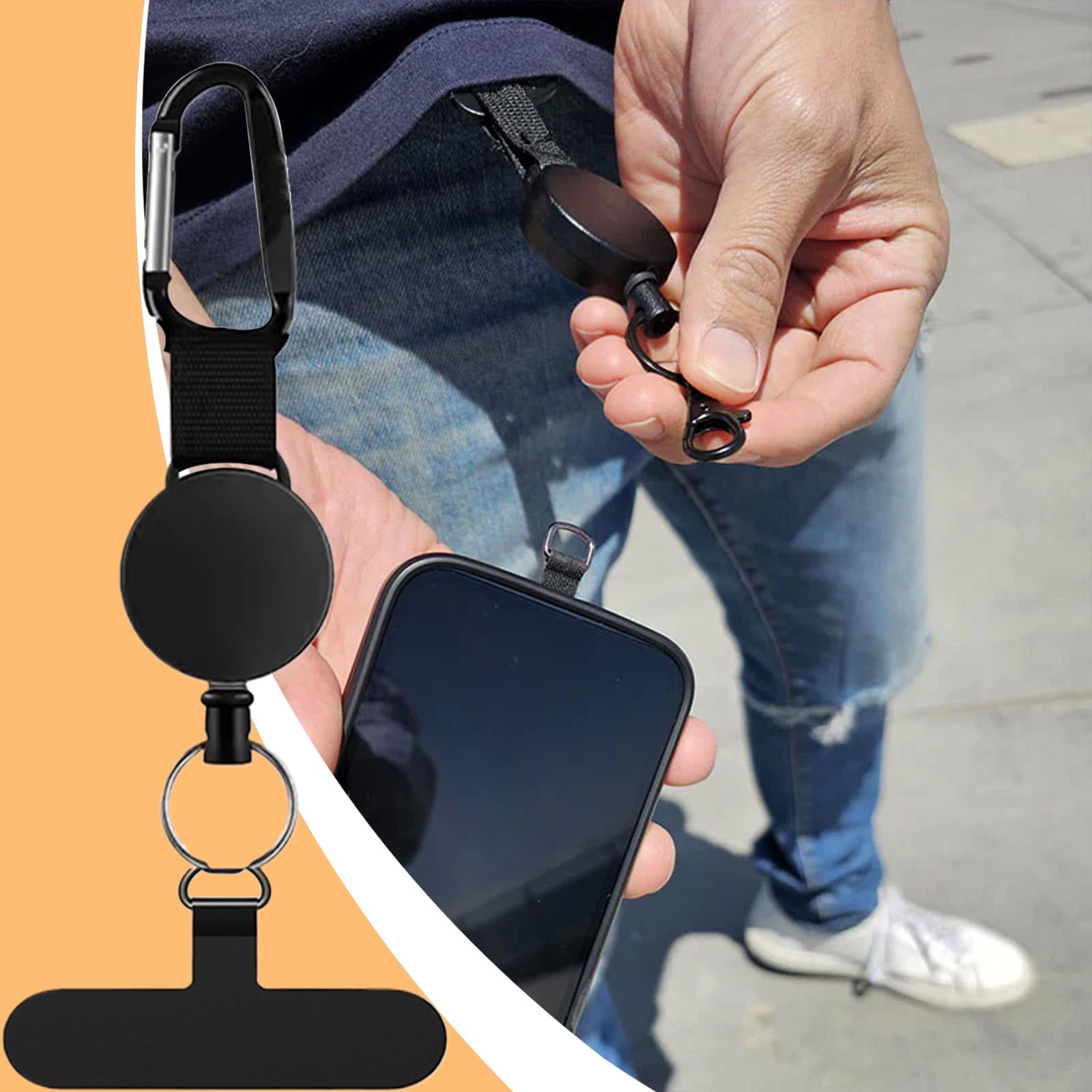 Clip retráctil antirrobo para  - Lanyard Phone Strap reseña y precio