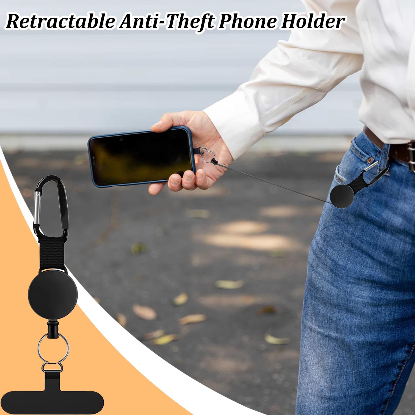 Clip retráctil antirrobo para  - Lanyard Phone Strap reseña y precio