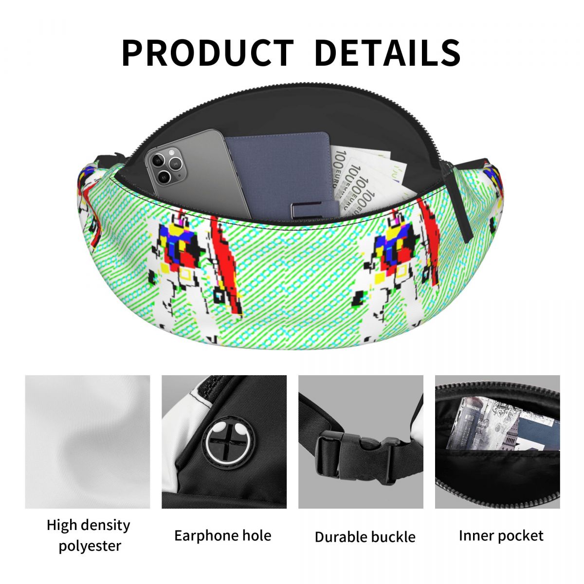 Riñonera personalizada con dis - Phone Accessories Poster reseña y precio