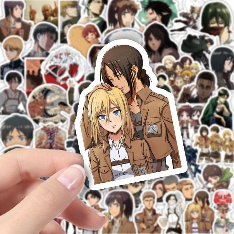 60 pegatinas de anime de Attac - Phone Accessories Diy reseña y precio