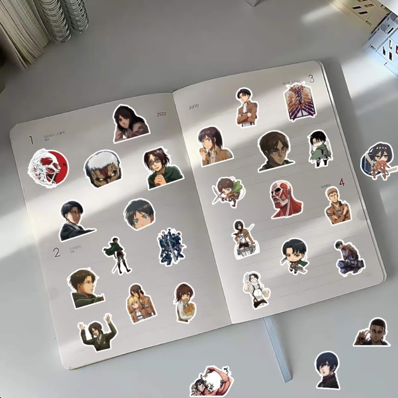 60 pegatinas de anime de Attac - Phone Accessories Diy reseña y precio