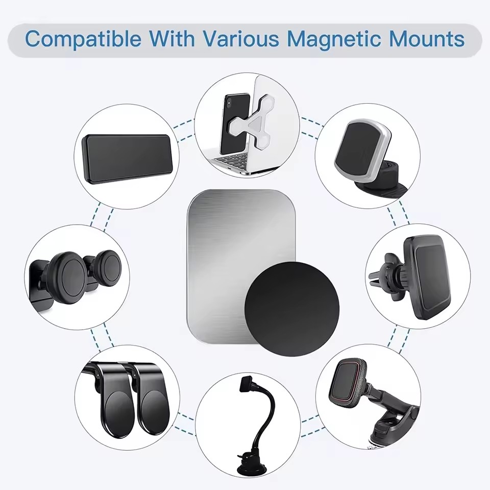 Placa metálica magnética delga - Phone Accessories Quotes reseña y precio