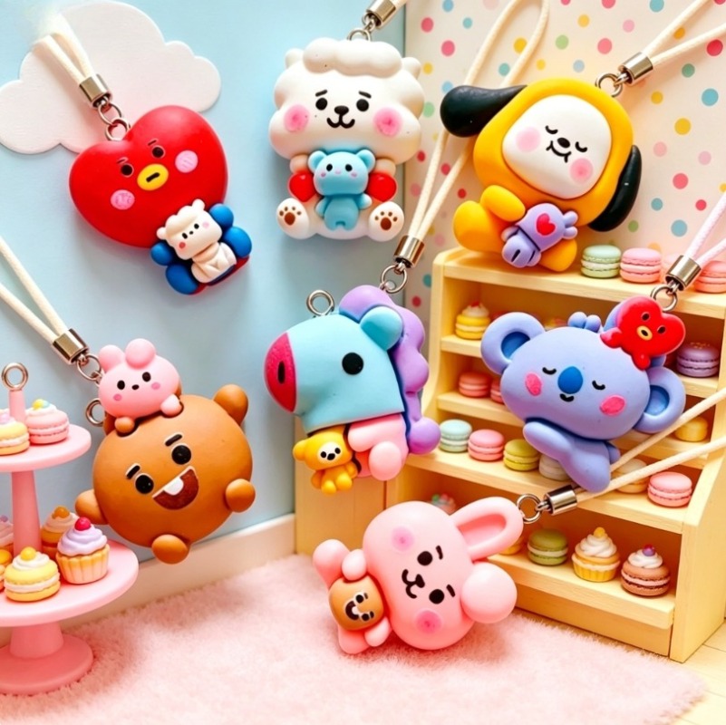 7 piezas de dijes de resina BT - Phone Accessories Diy reseña y precio