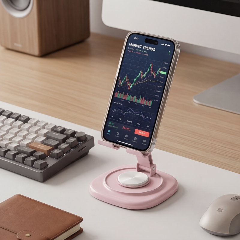 Soporte Giratorio Metálico par - Desk Phone Stand reseña y precio