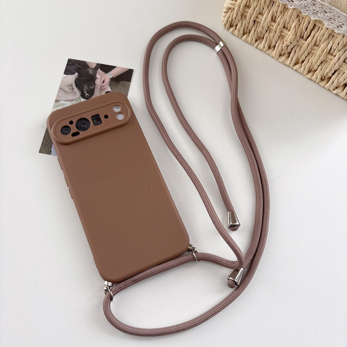 Funda de Teléfono de TPU Mate  - Lanyard Phone Strap reseña y precio
