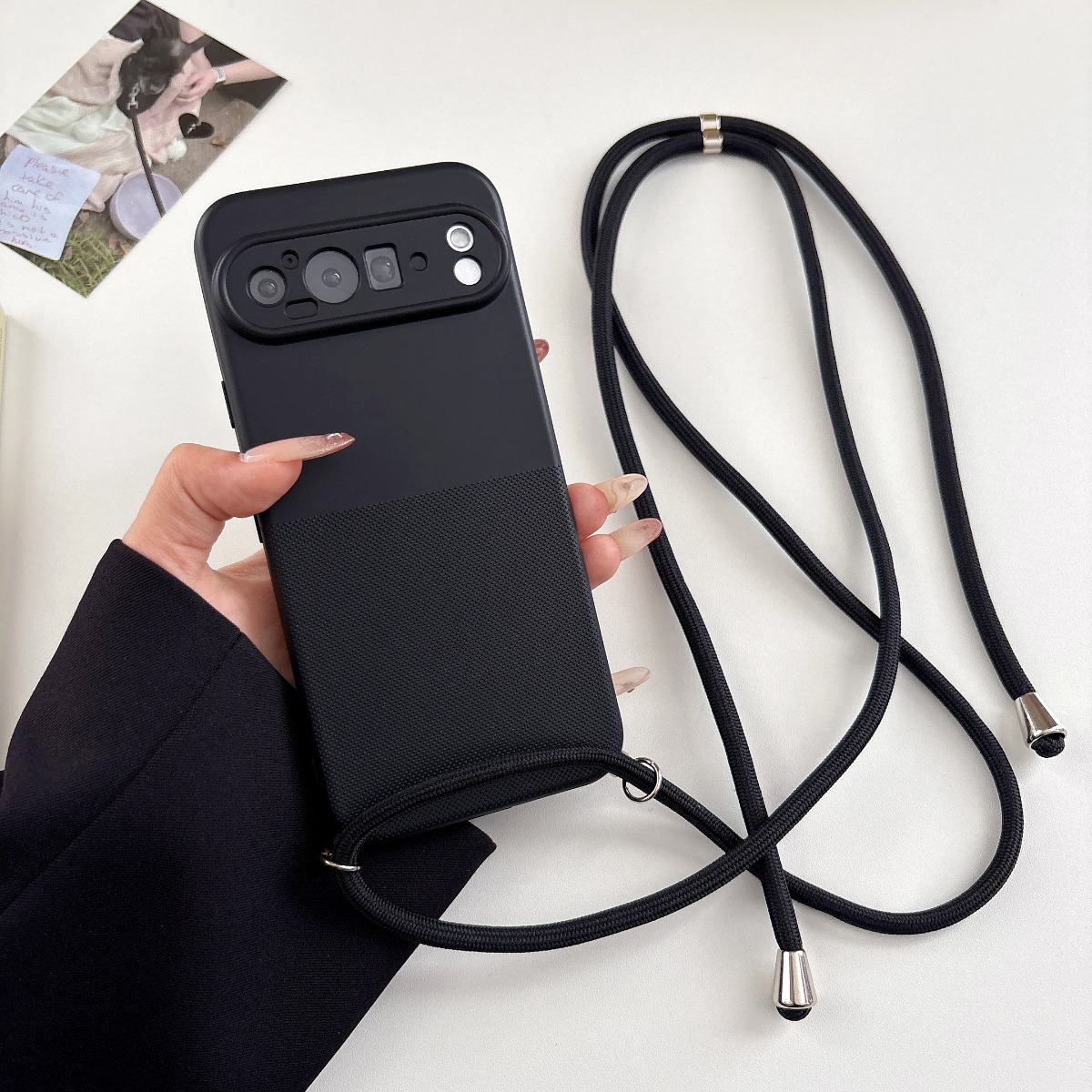 Funda de Teléfono de TPU Mate  - Lanyard Phone Strap reseña y precio