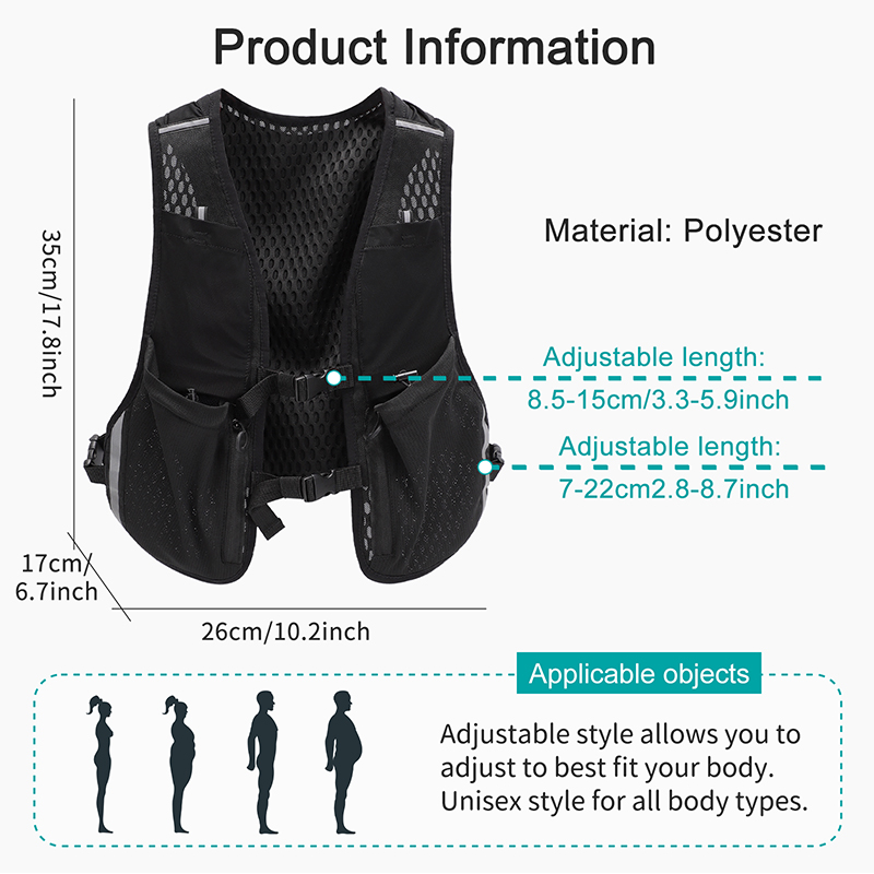 TINYAT-Bolsa de chaleco multif - Phone Accessories Men reseña y precio