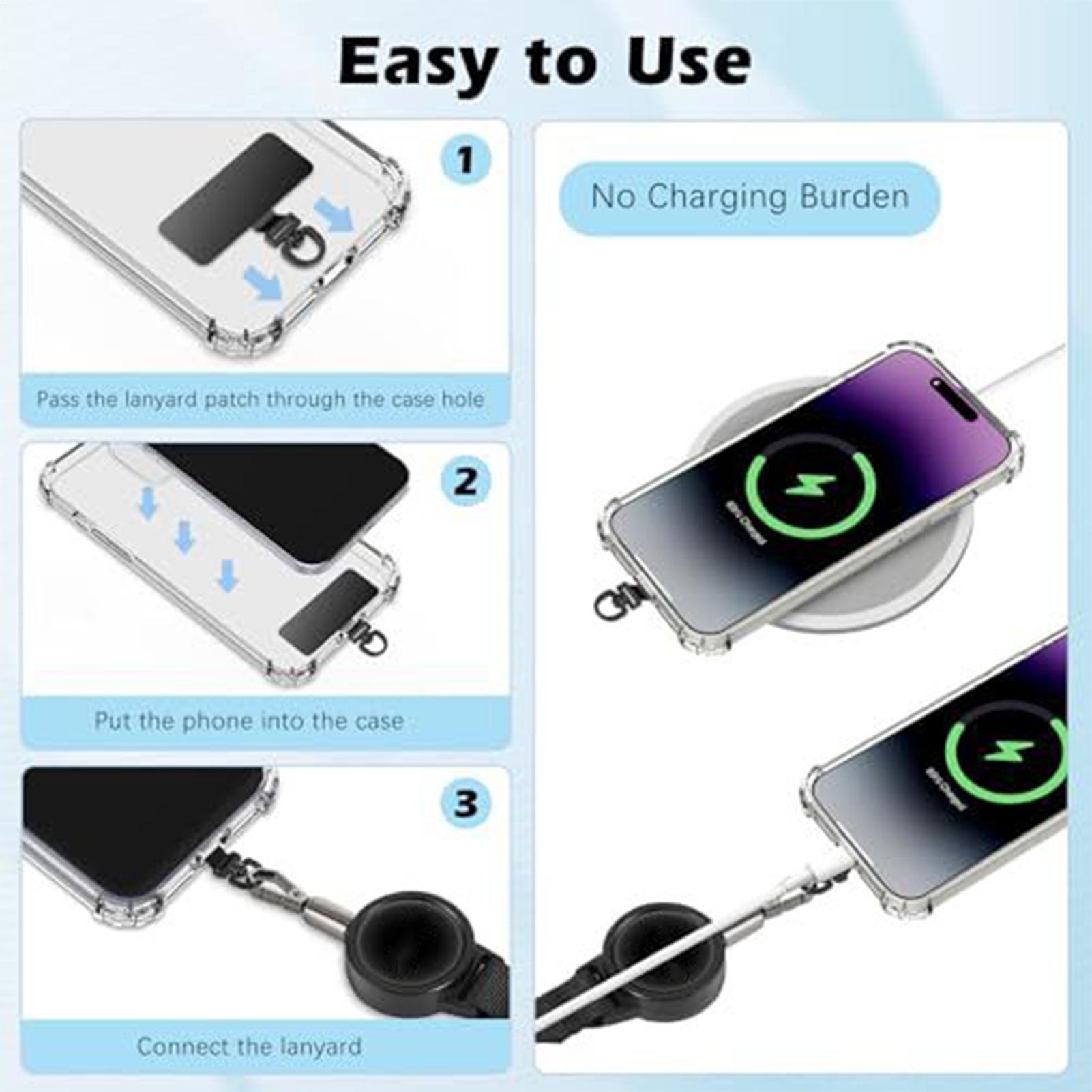 Correa retráctil para teléfono - Lanyard Phone Strap reseña y precio