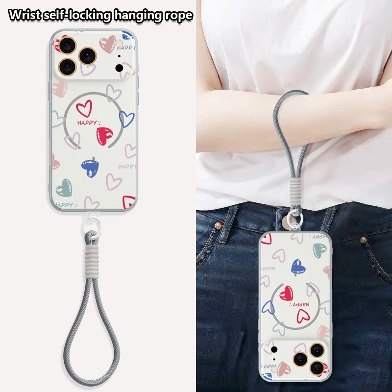 Funda Magnética con Patrón de  - Lanyard Phone Strap reseña y precio